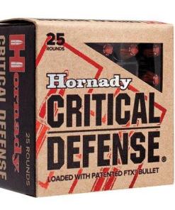 Hornady Critical Defense Handgun Ammo .380 ACP 90 gr FTX 1000 fps 25/ct