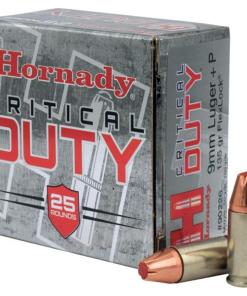 Hornady Critical Duty Handgun Ammo 9mm Luger (+P) 135 gr Flex Tip 1110 fps 25/ct