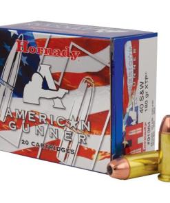 Hornady American Gunner Handgun Ammunition .40 S&W 180 gr XTP 950 fps 20/ct