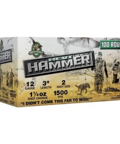 Hevi-Shot HEVI-Hammer Shotshells 12ga 3" 1-1/4oz 1500 fps #2 100/ct