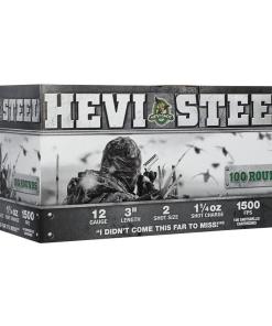 HEVI-Shot HEVI-Steel Shotshells 12ga 3" 1-1/4oz 1500 fps #2 100/ct