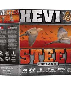 HEVI-Shot HEVI-Steel Upland Shotshell 20ga 2-3/4" 1oz 1325 fps #6 25/ct