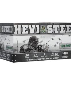 HEVI-Shot HEVI-Steel Shotshells 20ga 3" 7/8oz 1400 fps #2 100/ct