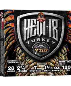 HEVI-Shot Hevi-18 Shotshells 28ga 2-3/4" 1-1/16oz 1200 fps #7 5/ct
