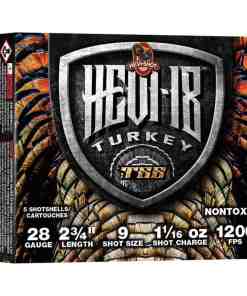 HEVI-Shot Hevi-18 Shotshells 28ga 2-3/4" 1-1/16oz 1200 fps #9 5/ct