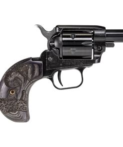 Heritage Barkeep Boot Custom Wood Burnt Snake Handgun 22 LR 6rd Magazine 1.68" Barrel Black