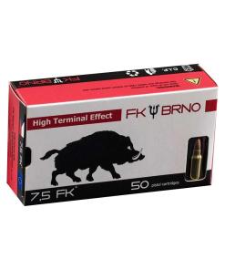 F9 Ammunition 7.5 FK (50/BOX) 101 Grain Solid Copper Monolithic W Flat Nose