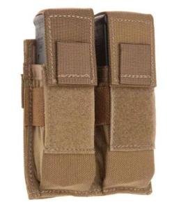 TacShield RZR Molle Double Universal Pistol Magazine Pouch Coyote