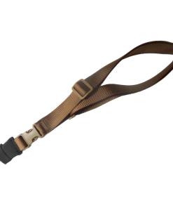 TacShield CQB Single Point Sling HK Hook Silencer Coyote 1.5"