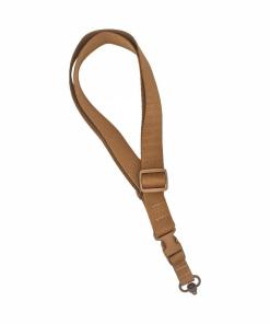 TacShield CQB Single Point Sling QD Push Button Swivel Coyote Brown