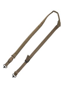 TacShield Tactical 2 Point Quick Adjust Sling Padded QD Push Button Swivel Coyote Brown