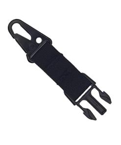 TacShield Sling Attachment Side Release Buckle Attachment for HK Snap Hook Black