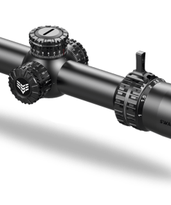 Swampfox Arrowhead LPVO Series Rifle Scope - 1-8x24 30mm SFP Red Guerrilla Dot BDC Long - Black