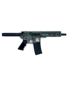 Great Lakes AR-15 Pistol .223 Wylde 30rd Magazine 7.5" Nitride Barrel Charcoal Green Finish