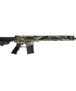 GLFA .223 Wylde Rifle .223 Wylde 30rd Magazine 16" Threaded Barrel Green Camo with 15.25" Handguard