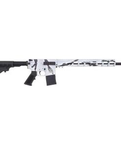 GLFA .223 Wylde Rifle .223 Wylde 30rd Magazine 16" Threaded Barrel Snow Camo with 15.25" Handguard