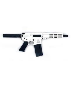 Great Lakes AR-15 Pistol .223 Wylde 30rd Magazine 7.5" Nitride Barrel White Finish