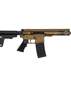 GLFA 223 Wylde Braced Pistol .223 Wylde 30rd Magazine 7.5" Stainless Steel Barrel Bronze Finish