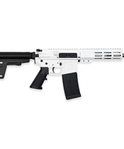 GLFA 223 Wylde Braced Pistol .223 Wylde 30rd Magazine 7.5" Stainless Steel Barrel White Finish