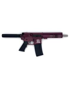 Great Lakes AR-15 Pistol .223 Wylde 30rd Magazine 7.5" Stainless Barrel Black Cherry Finish