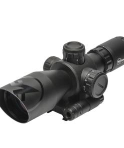 Firefield Barrage Rifle Scope - 2.5-10x40mm Red Laser Mil Dot Reticle Black Matte