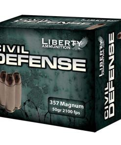 Liberty Civil Defense Handgun Ammunition .357 Mag 50 gr SCHP 2100 fps 20/ct