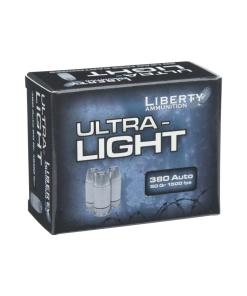 Ultra-Light Ammunition .380 ACP 50gr Copper Mono Frag HP 20/rd