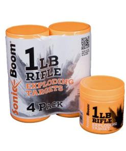 Sonic Boom Exploding Rifle Target 1lb 4/pk