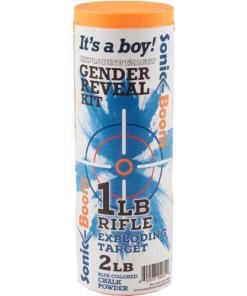Sonic Boom Exploding Rifle Target - Gender Reveal Kit - Boy