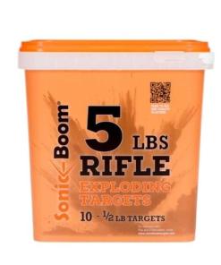 Sonic Boom 1/2 lb Exploding Rifle Targets 10/ct Bucket