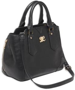 Bulldog Satchel Style Conceal Carry Purse W/ Holster - Black W/ Black Trim