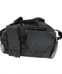 Bulldog Tactical Pistol Range Bag w/MOLLE Mag Pouches - Black