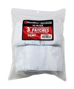 KleenBore 3" Bore Cleaning Patches 12-16 ga 250/ct