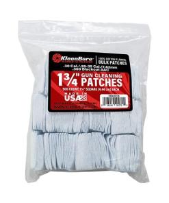 KleenBore 1 3/4" Bore Cleaning Patches .28-.35 Cal 500/ct