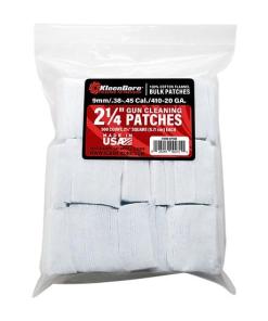 KleenBore 2 1/4" Bore Cleaning Patches .38/.45 Cal .410-20 ga 500/ct