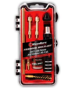 KleenBore Multi-Handgun Cleaning Kit .38/9mm Luger/10mm/.40/.45 Caliber
