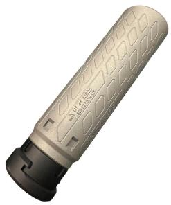 B&T SQD9 Print-X RBS Compact Quick Detach Suppressor 9mm Luger 1.73" Dia 8.11" Length 718 Inconel Grey