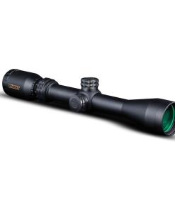 KonusPro 3-9x40mm Rifle Scope Engraved SFP Blue/Red Dot 550 Ballistic Reticle Illuminated Matte Black
