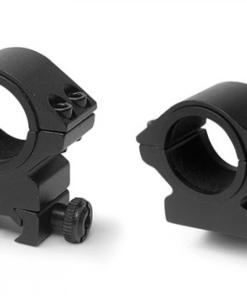Konus 2-Piece Steel Riflescope Rings With Quick Release Lever 30mm Low - Matte Black