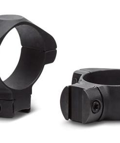 Konus 2-Piece Steel Riflescope Rings for Airguns & .22 Rails 30mm Low - Black