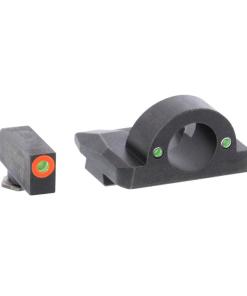 Ameriglo Ghost Ring Night Sight Set for Glock Models 17.19.26 - Orange Outline