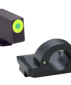 Ameriglo Ghost Ring Night Sight Set for Glock Models 17.19.26 - Green Outline