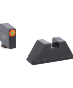 Ameriglo Glock XL Tall Suppressor/Optic Height Set (All except 42-43) - Green Tritium w Orange Outline Front / Black Rear