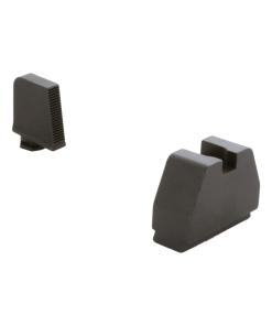 Ameriglo 8XL Tall Black Serrated .475 Front Flat Black .578 Rear Handgun Sight Glock