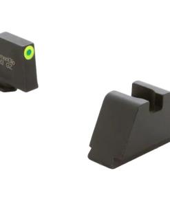 Ameriglo 4XL Tritium Night Sight Set for Glock Green with Green Outline Front Black Back