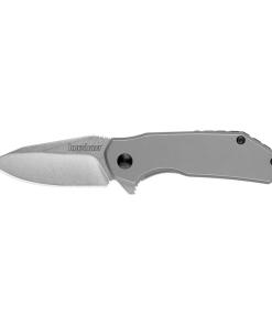 Kershaw Valve Folding Knife 2-1/4" Drop Point Blade Silver