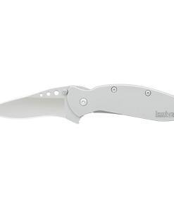Kershaw Ken Onion Scallion Folding Knife 2-2/5" Drop Point Blade Silver