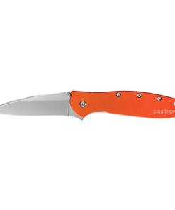 Kershaw Leek Folding Knife 3" Drop Point Blade Orange