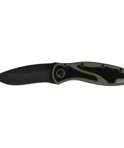 Kershaw Blur Folding Knife 3-2/5" Drop Point Blade Olive Drab
