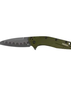 Kershaw Dividend Folding Knife 3" Drop Point Blade Olive
